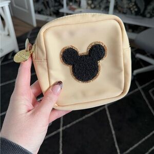 Stoney Clover Lane Mini Mickey Mouse Nylon Cosmetic Pouch
